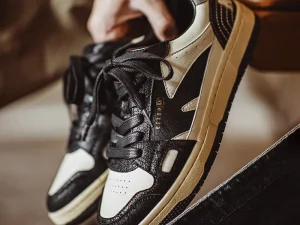 Maden Vintage Color-Block Skate Shoes Men's Spring Summer Low-Top Casual Sneakers Street Lace-up Trendy Comfortable Board Shoes